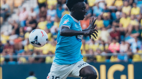 Aldrine Kibet in action for Celta Vigo in Spain. PHOTO/https://www.facebook.com/rccelta/photos