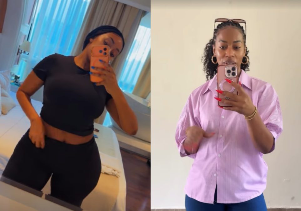 A collage of Amber Ray and Diana Marua. PHOTO/@iam_amberay,@diana_marua/Instagram