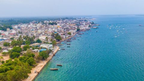 An aerial view of Lamu Island. PHOTO/kenyapics/X,