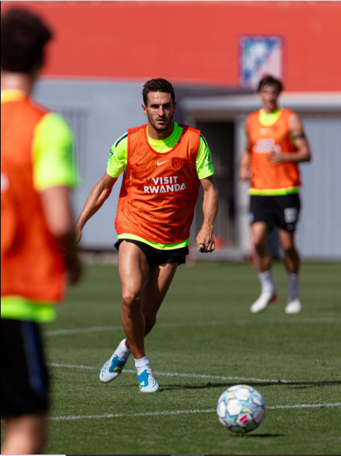 Atletico Madrid players in training ahead of Liverpool's UEFA Champions League encounter on Wednesday, September 9, 2026 at Anfield. PHOTO/https://www.facebook.com/AtleticodeMadrid/photos