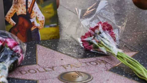 Dolly Parton gets new star on Hollywood Walk of Fame after vandalism