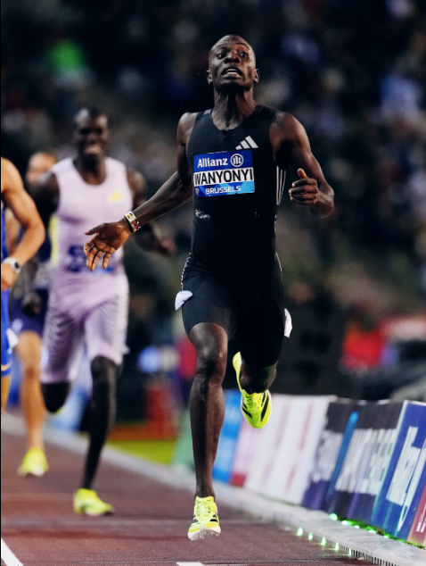 Emmanuel Wanyonyi successfully defend his Diamond League 800m crown for the fourth consecutive year in Brussels on Friday, September 4, 2026. PHOTO/https://www.facebook.com/DiamondLeague/photos