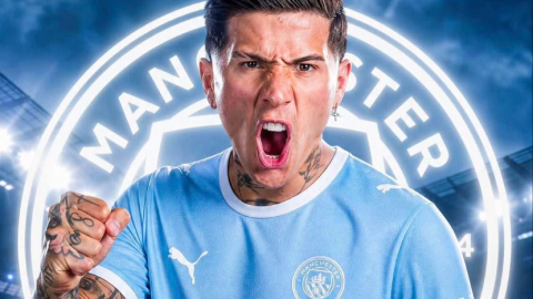 Chelsea midfielder Enzo Fernandez who is a Manchester City target. PHOTO/https://www.facebook.com/fabrizioromanoherewego