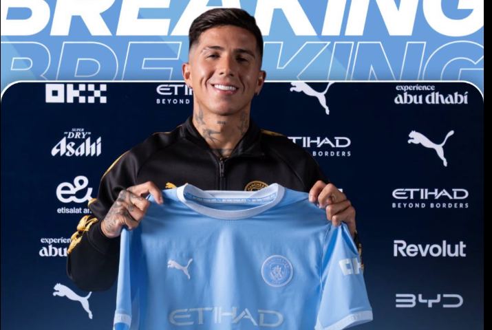 Man City confirm Enzo Fernández transfer in record Ksh21B deal