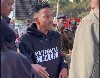 Eric Omondi arrested in Nairobi CBD while collecting signatures to reduce counties to 8