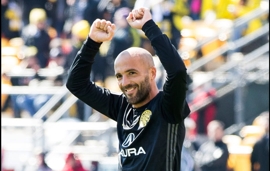 Federico Higuain during his heydays with Columbus Crew. PHOTO/https://www.facebook.com/ColumbusCrew