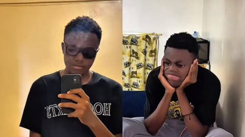Derrick during a past event. PHOTOS/@omollo/TikTok.