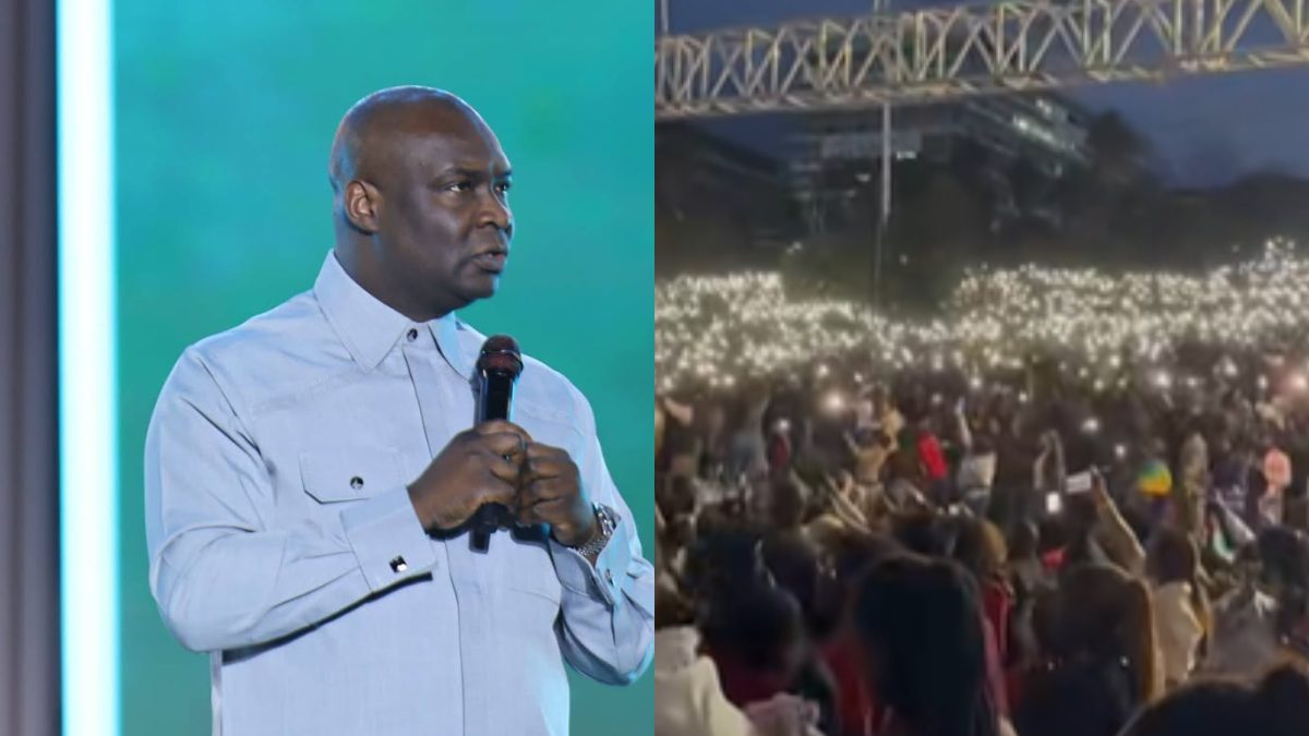Uhuru Park: Crowd erupts as Nigerian preacher Joshua Selman finally ministers at Rhema Feast
