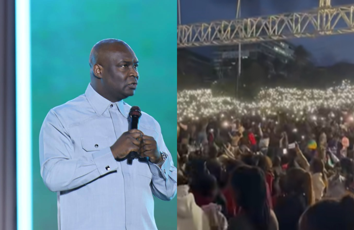Uhuru Park: Crowd erupts as Nigerian preacher Joshua Selman finally ministers at Rhema Feast