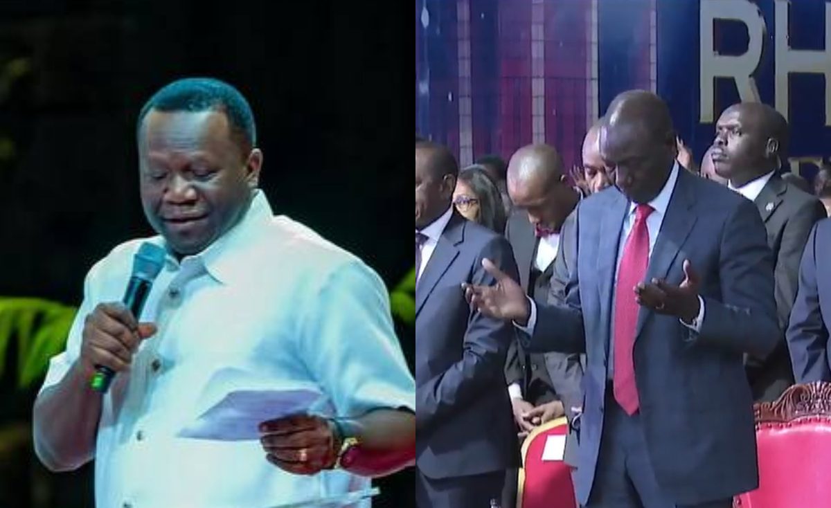 Nigerian preacher David Ogbueli says Kenya is rising as he honours Ruto for gracing Rhema Feast