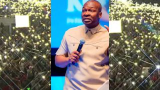 Rhema Feast: Hundreds light up phone torches as Nigerian preacher Joshua Selman gets hero’s welcome