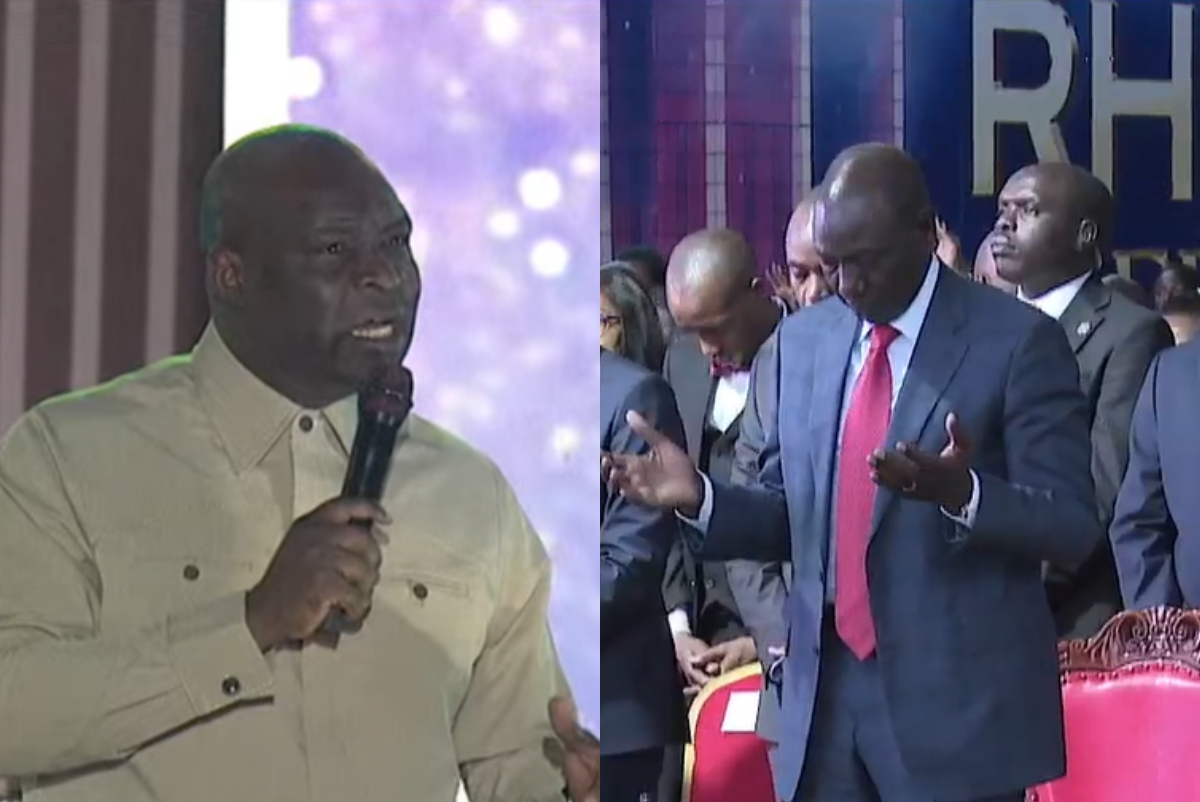 Is this how you do it? Apostle Joshua Selman urges Rhema Feast attendees to cheer Ruto