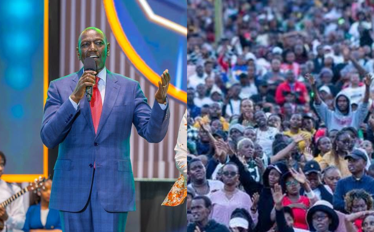 Ruto recalls being informed of invasion at his office before discovering it was Rhema Feast prayer warriors