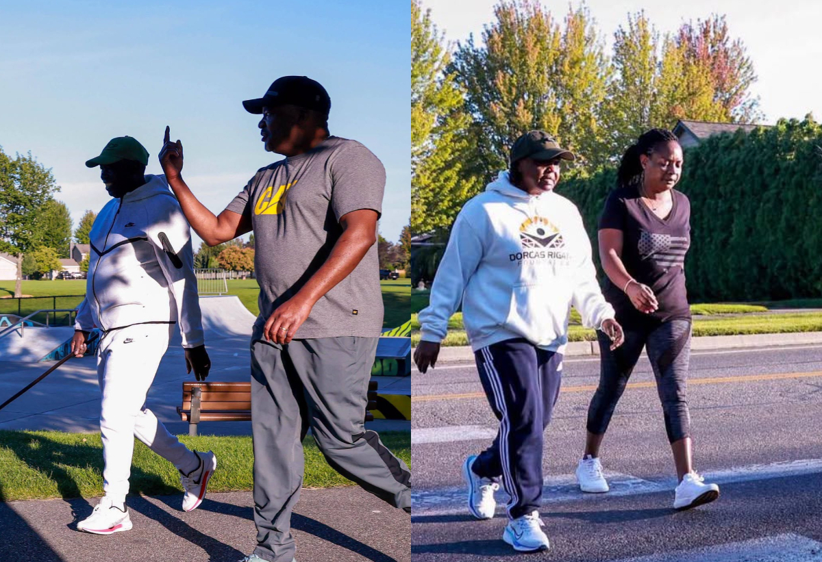 Gachagua, wife serve couple goals with US morning walk days after going on a boat ride