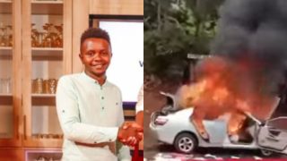 Embu journalist recounts frantic moments before his car was reduced to ashes in UDA chaos