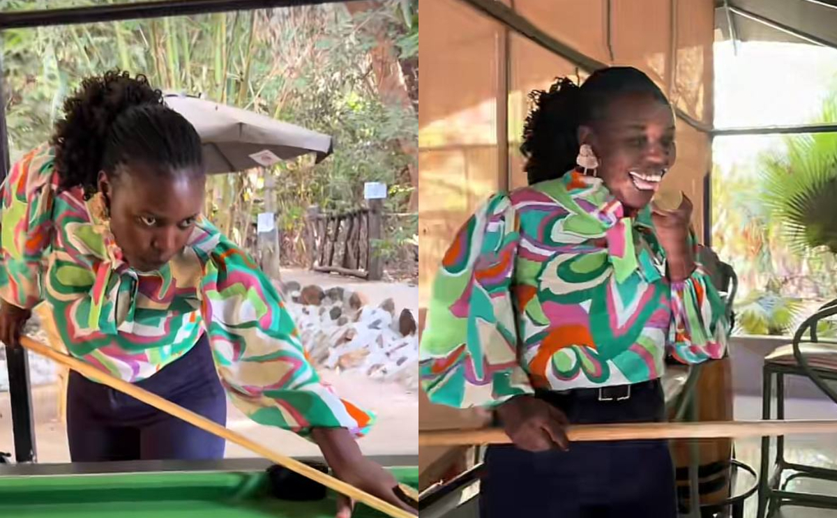 Tr Cillah flaunts pool game skills as she gives fans glimpse of how she spends weekends