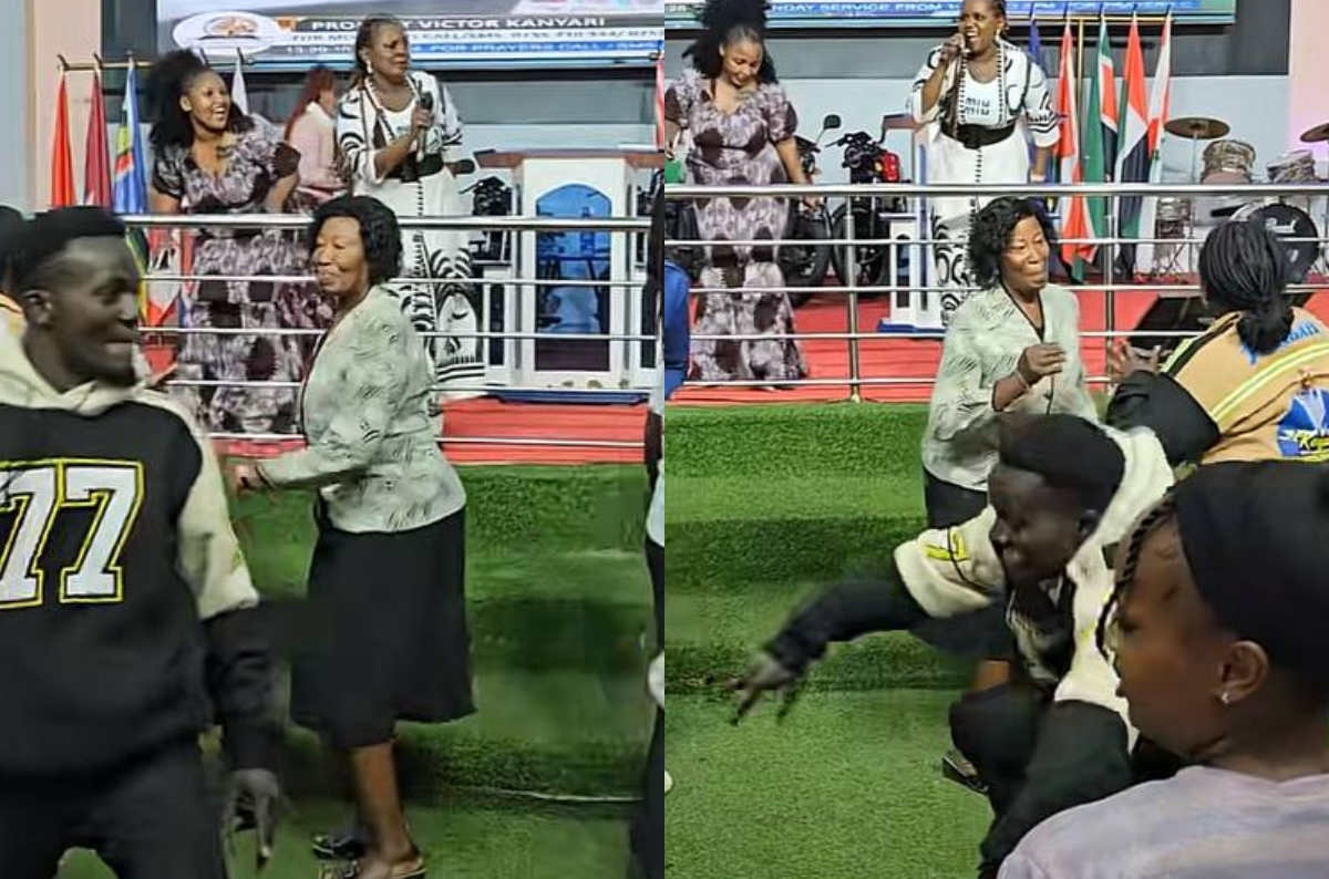 Brian Chira’s grandmother steals show with sleek dance moves during worship at Kanyari’s church