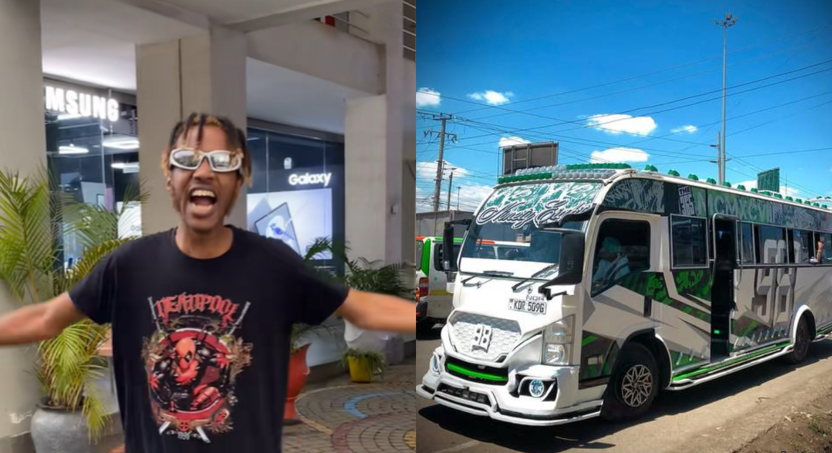 ‘Huyo ni millionaire’: Streamer Tonka reacts after spotting George Ruto’s 98 nganya in Rongai