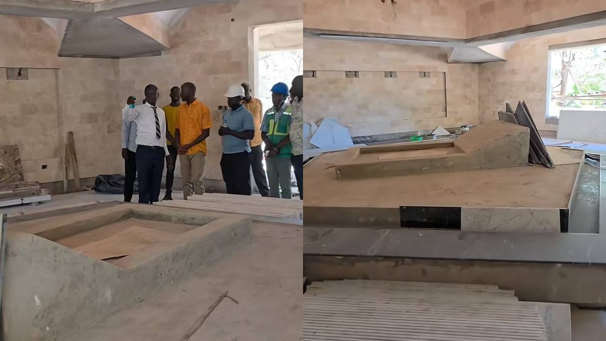 Raila Jr gives fresh glimpse of Raila’s mausoleum as workers strive to complete it ahead of anniversary