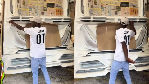 George Ruto’s Mood driver Lenny shows off sleek finishes of new nganya they are set to launch