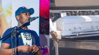 Waithaka Wa Jane delivers moving performance, speech as hundreds gather for Wakalucy’s burial
