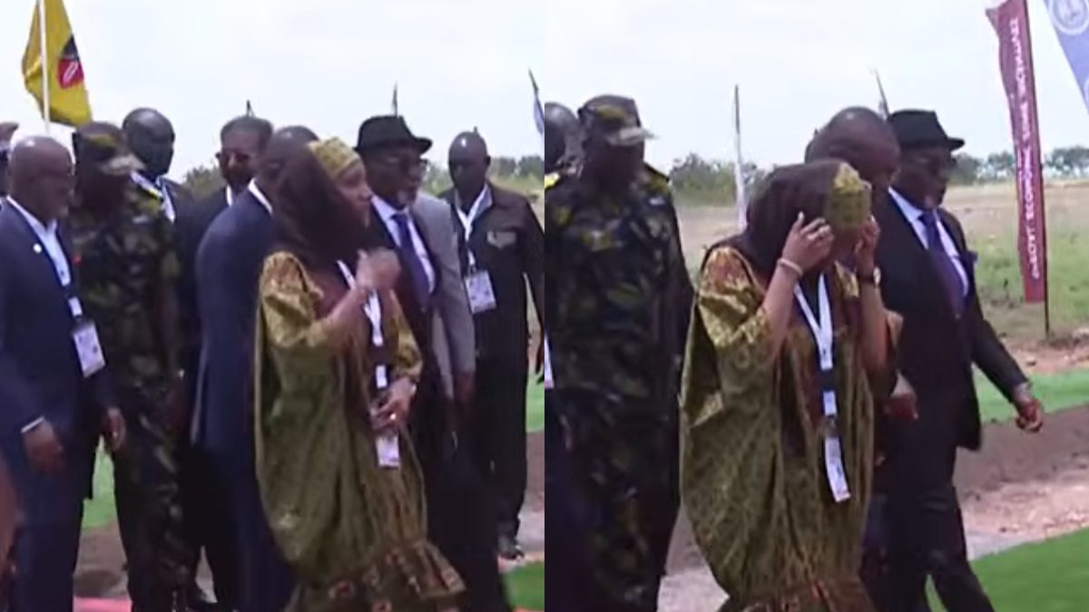 Aliko Dangote’s eldest daughter Mariya spotted alongside dad at Lamu refinery launch