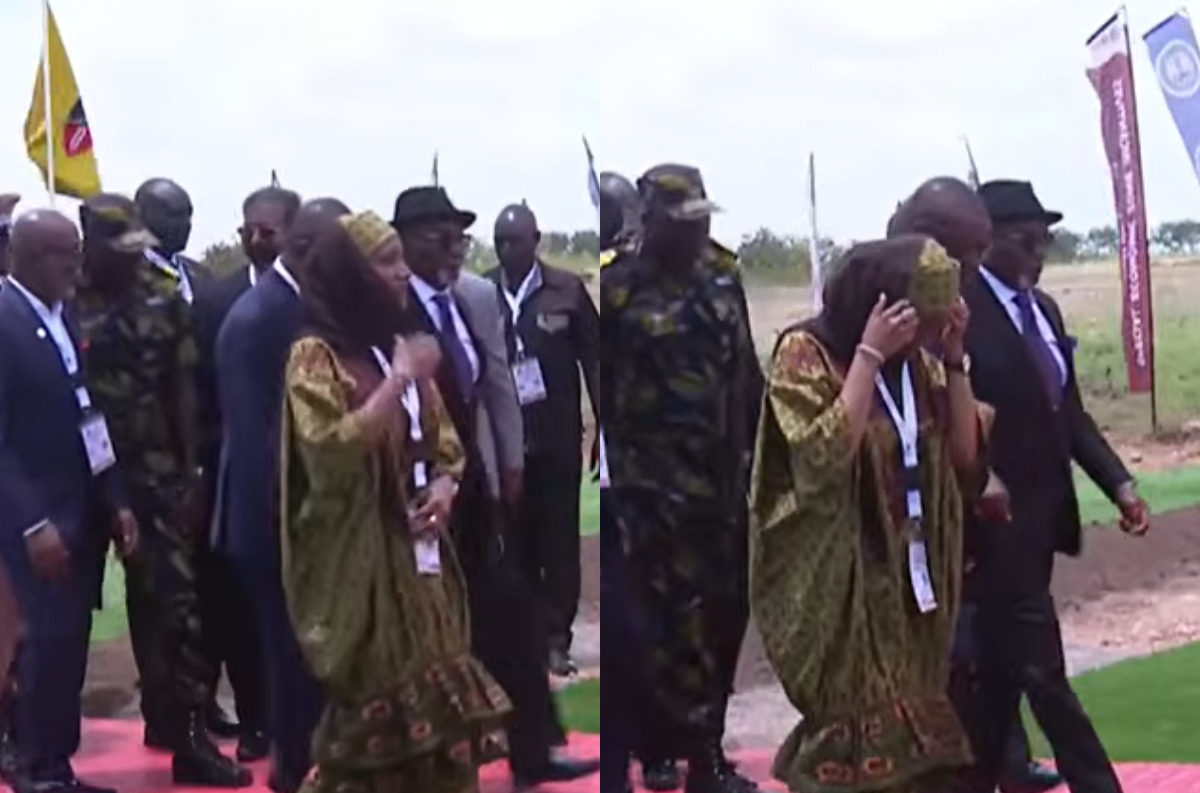 Aliko Dangote’s eldest daughter Mariya spotted alongside dad at Lamu refinery launch