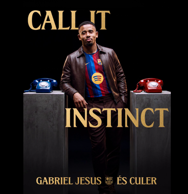 New FC Barcelona signhttps://www.facebook.com/fcbarcelonaing Gabriel Jesus. PHOTO/https://www.facebook.com/fcbarcelona
