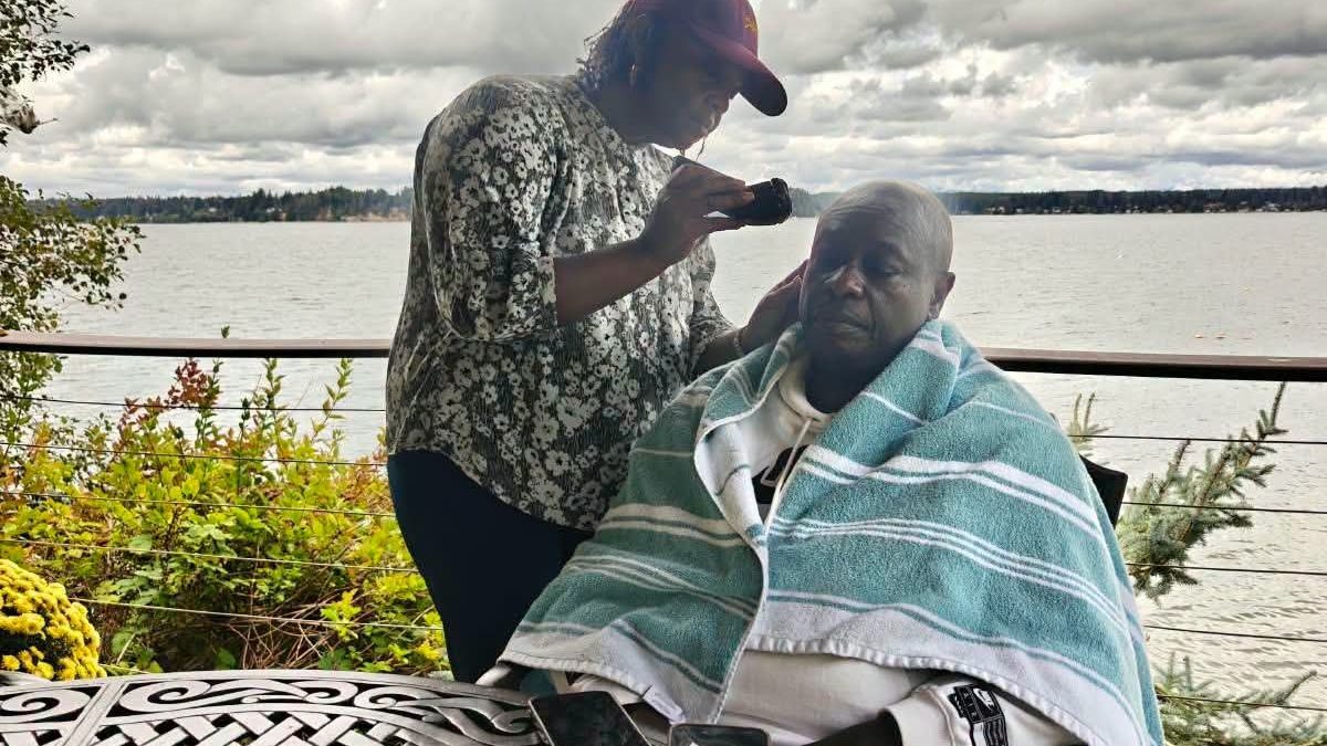 Pastor Dorcas Gachagua shaves Rigathi as couple enjoys time together in the US