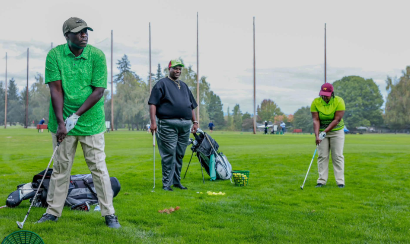 Gachagua enjoys fun golf outing with wife and fellow Kenyans in USA