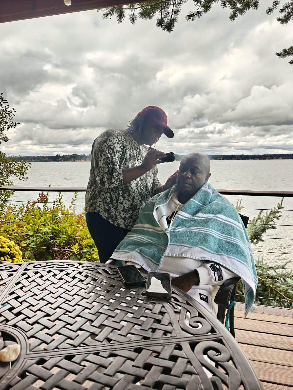 Pastor Dorcas Gachagua shaves Rigathi as couple enjoys time together in the US