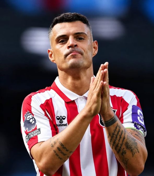 Former Arsenal player and current Sunderland captain Granit Xhaka. PHOTO/@granitxhaka/Instagram