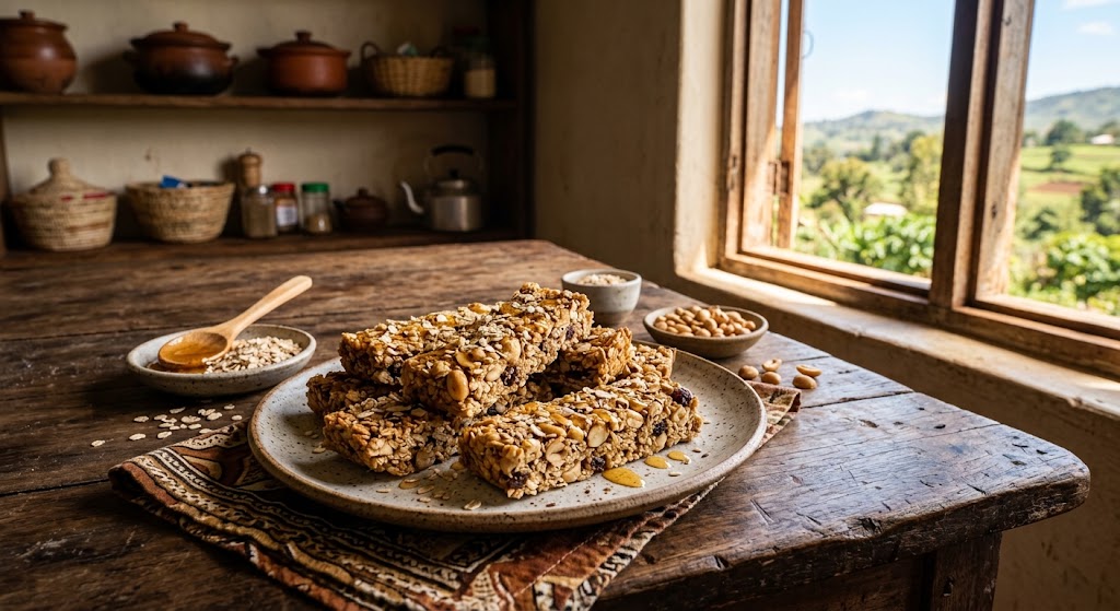 How to make a homemade granola bar using local ingredients