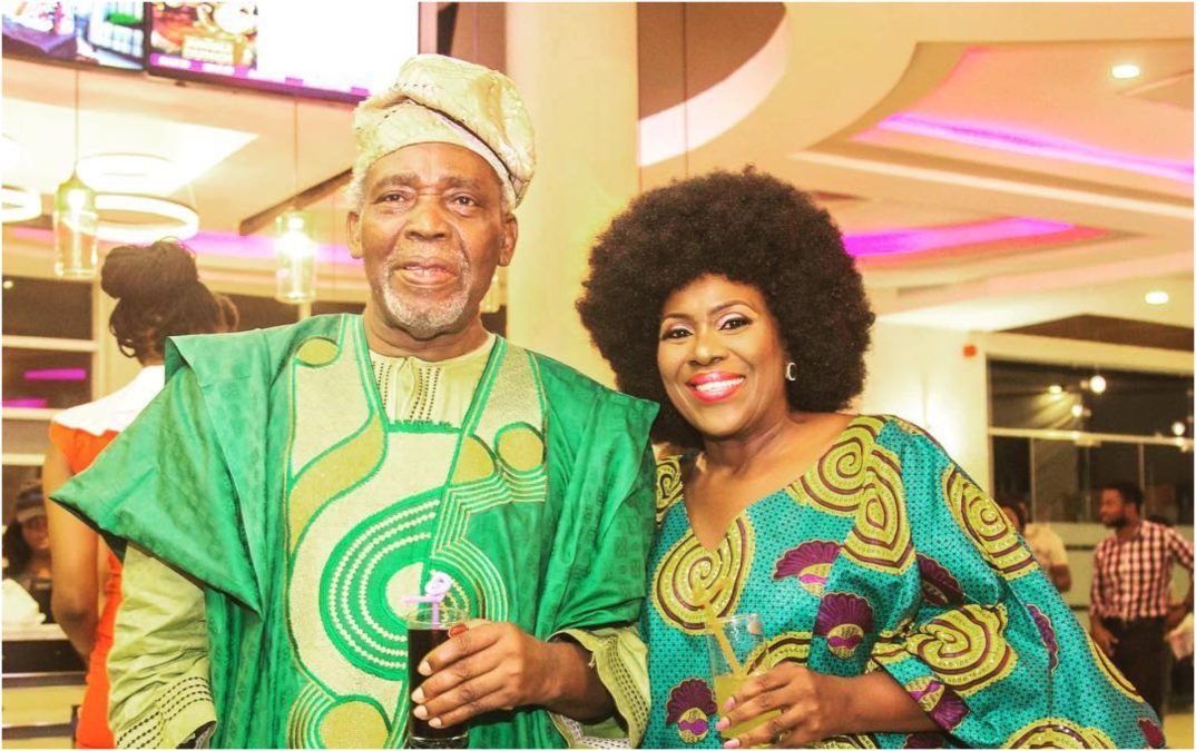 Late veteran Nigerian actor Olu Jacobs with his wife Joke Silva. PHOTO/@_olujacobs/Instagram