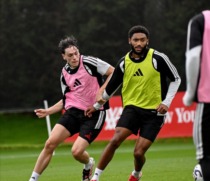 Liverpool's Joe Gomez in training ahead of Bournemouth's visit on Sunday, September 20, 2026. PHOTO/https://www.facebook.com/LiverpoolFC/photos