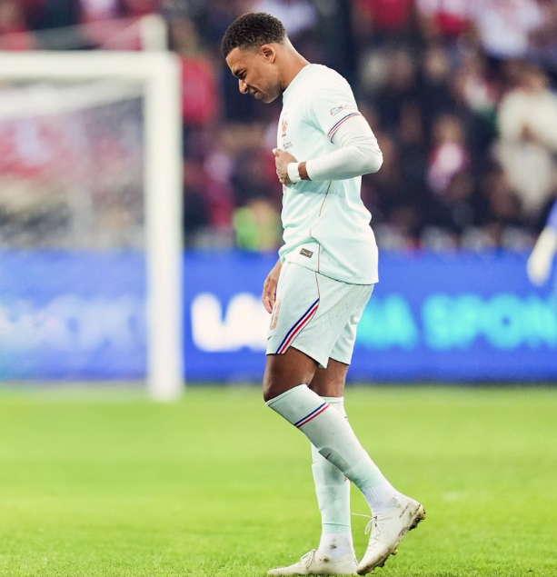 France forwad Kylian Mbappe in action against Turkey. PHOTO/https://www.facebook.com/equipedefrance/photos