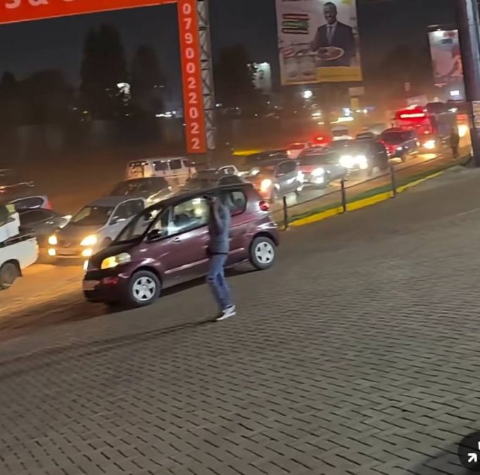 Motorists remain stuck in heavy traffic along Kiambu Road on Friday evening as vehicles move at a painfully slow pace. PHOTO/https://www.facebook.com/gilber.gilbert