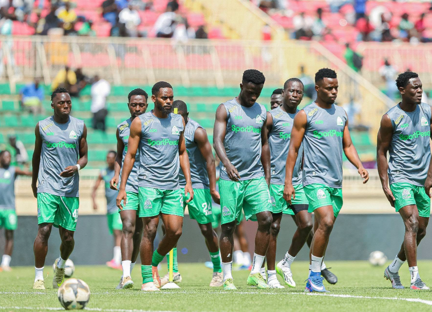 Gor Mahia FC players in training. PHOTO/https://www.facebook.com/GorMahiafcofficial/photos