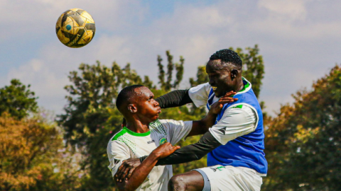Kariobangi Sharks players during a past training session