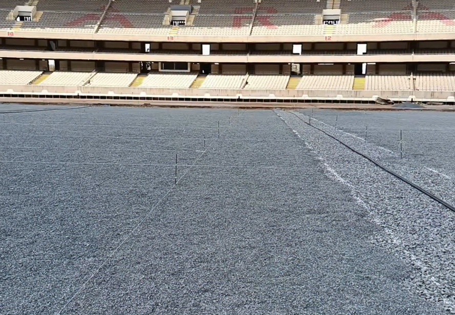 The ongoing rehabilitation works at the Moi International Sports Centre, Kasarani ahead of the 2027 AFCON. PHOTO/https://www.facebook.com/profile.php?id=61577877909017