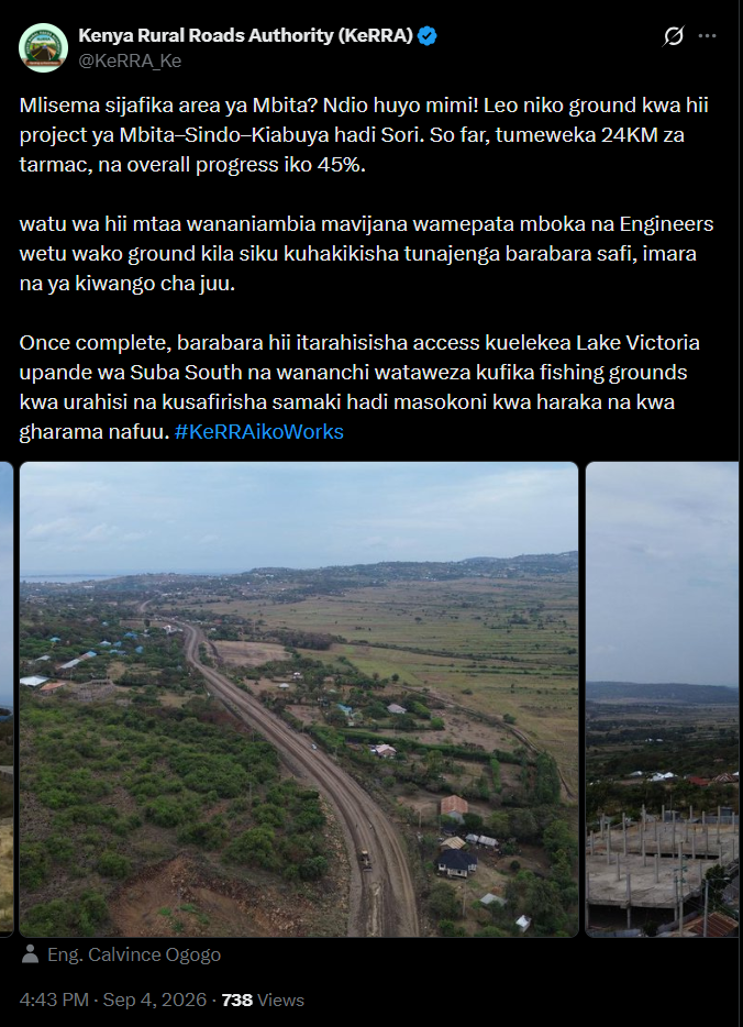 Post by KeRRA. PHOTO/Screengrab by K24 Digital from X/@KeRRA_Ke