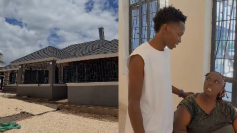 Kenyan Prince gives a house tour of the modern mansion he’s building for his grandmother
