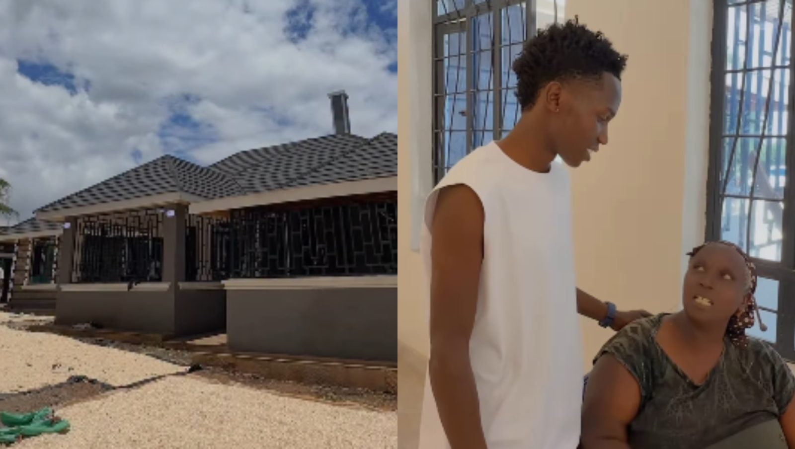 Kenyan Prince gives a house tour of the modern mansion he’s building for his grandmother