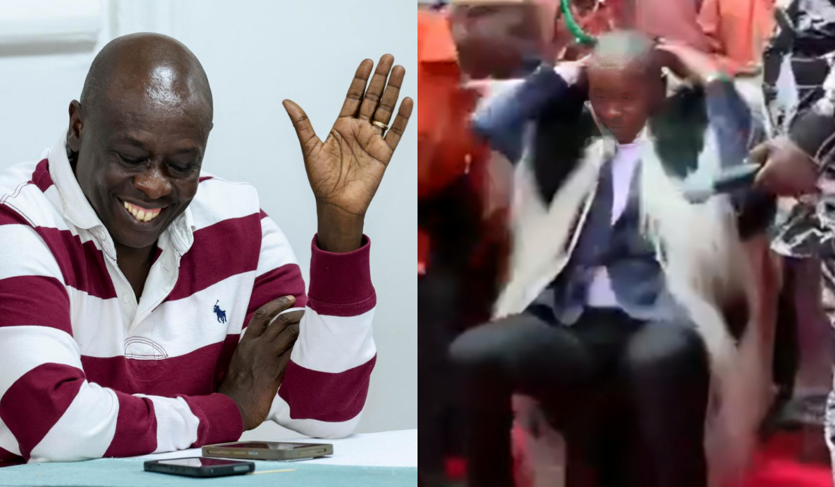 God of the mountains took it away: Gachagua cheekily reacts to Kindiki's coronation hat falling