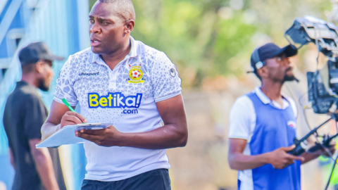 George Maelo as Team Manager of Kenya Police FC previously. PHOTO/https://web.facebook.com/george.maelo/photos