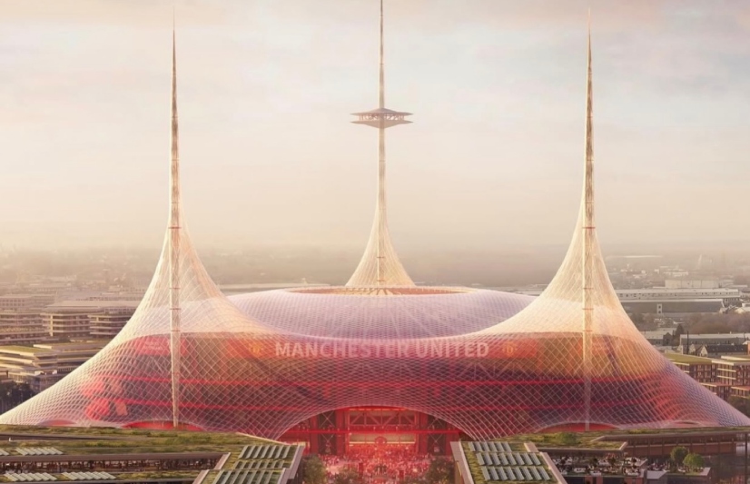PHOTOS: How Manchester United's new 100,000-seater stadium will look upon completion
