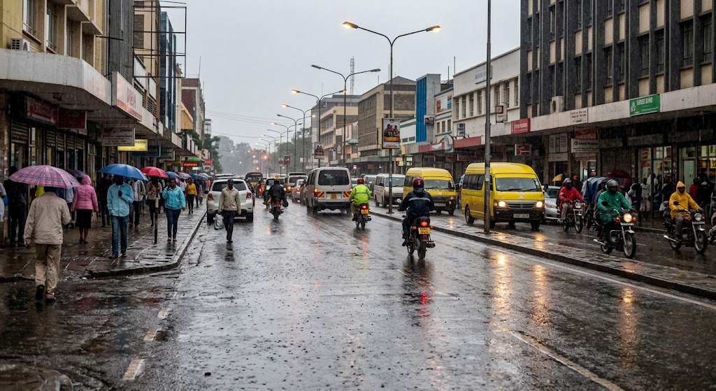 Central Kenya, Coast and Nairobi set for light to moderate rainfall in first 5 days of October