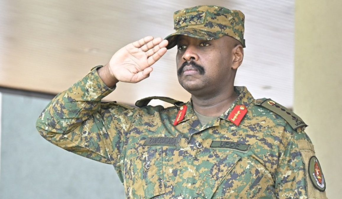 UPDF chief General Muhoozi Kainerugaba. PHOTO/@mkainerugaba/X