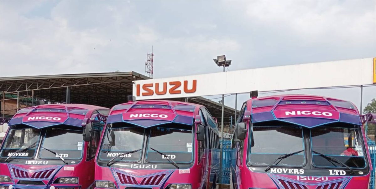 A fleet of Nicco Movers buses parked. PHOTO/https://www.facebook.com/Niccomovers