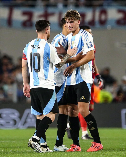 Nico Paz with Lionel Messi at the 2026 FIFA World Cup. PHOTO/https://www.facebook.com/nicopaz24